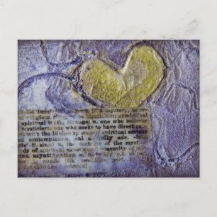 Heart Collage Postcard
