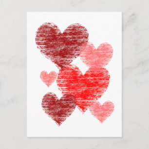 Heart Collage Postcard