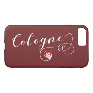 Heart Cologne Cell Phone Case, Köln Case-Mate iPhone Case