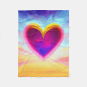 Heart Colourful Blanket