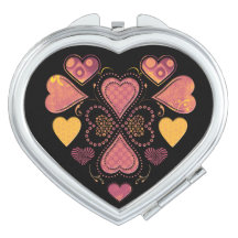 Heart Compact Mirror