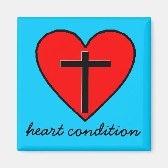 heart condition magnet (Front)