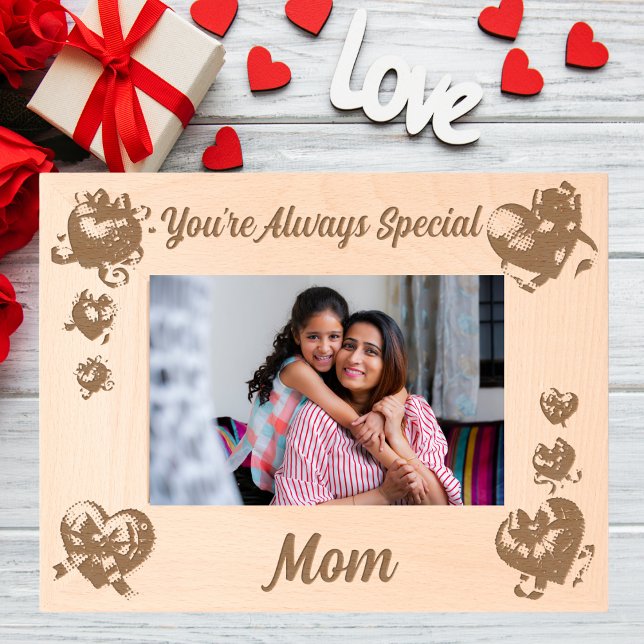  Heart Coquette Mothers Day Gift Laser Picture Etched Frames (Creator Uploaded)