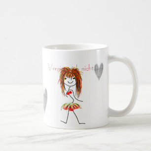 Heart cup Don't forget
