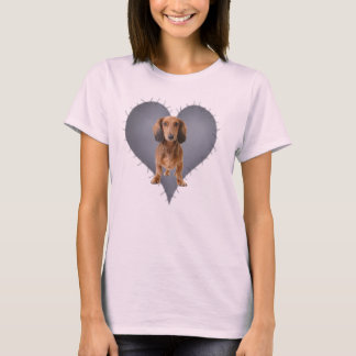 Heart Dachshund T-Shirt
