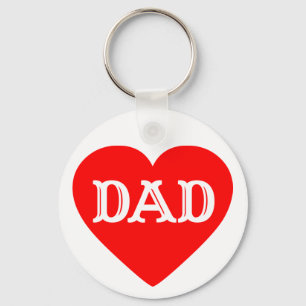 HEART DAD KEY RING