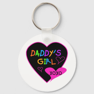 Heart Daddy's Girl T Shirts and Gifts Key Ring