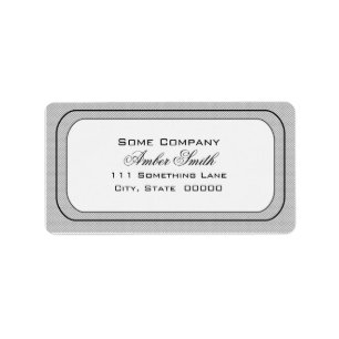 Heart Damask Set (Black And White) Label