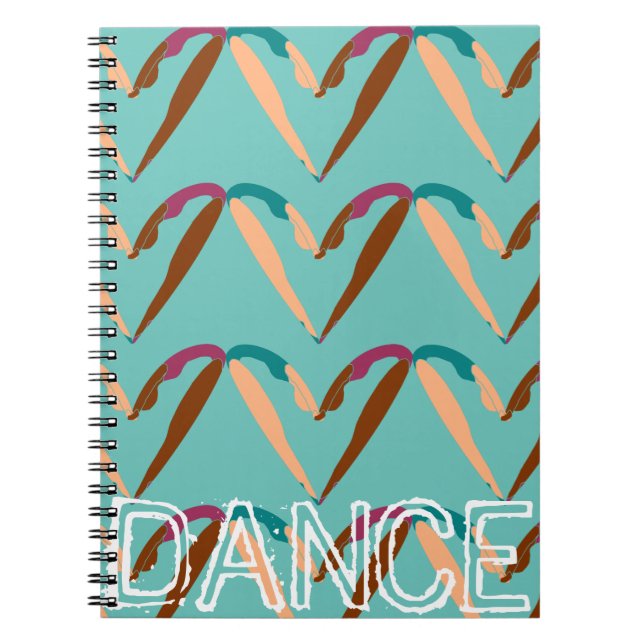 heart DANCE, LOVE dance. Notebook (Front)