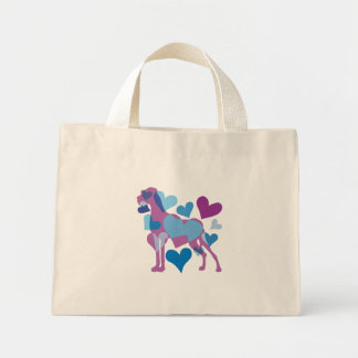 Heart Dane Mini Tote Bag