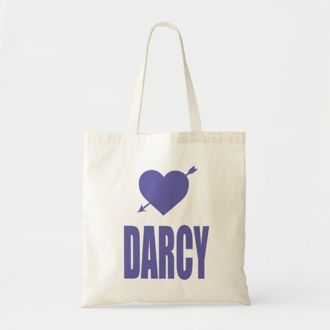 Heart Darcy canvas bag (Front)