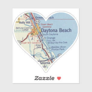 Heart Daytona Beach Map