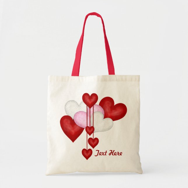 Heart Decor - Customise Tote Bag (Front)