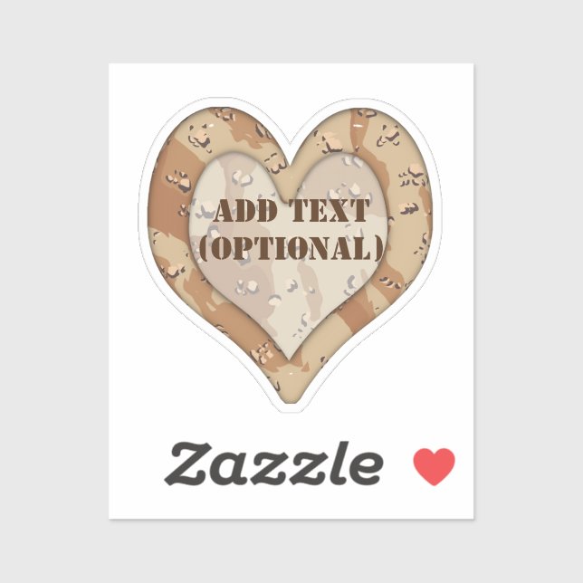 Heart Desert Camouflage (Sheet)