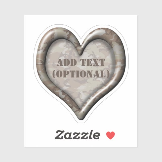 Heart Desert Camouflage (Sheet)