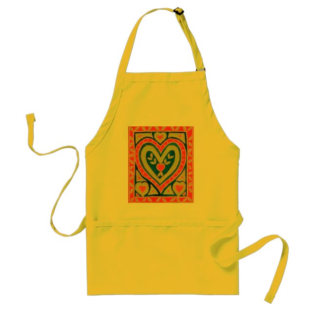 Heart Design Apron (Front)