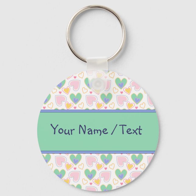 Heart Design Key Ring (Front)