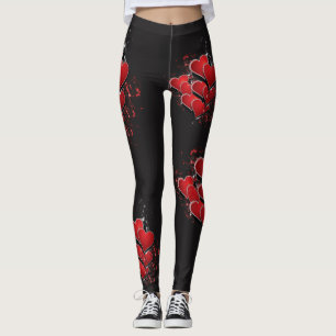 Heart Design Leggings