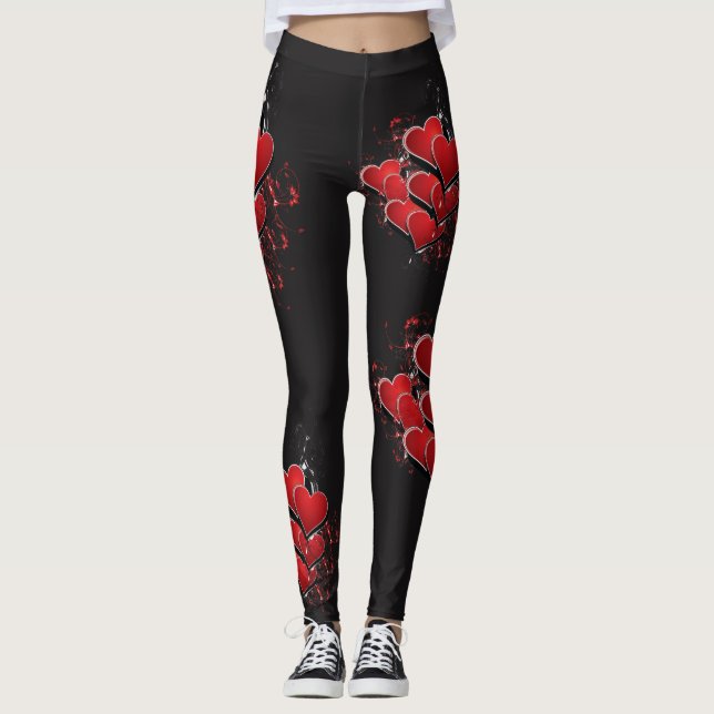 Heart Design Leggings (Front)