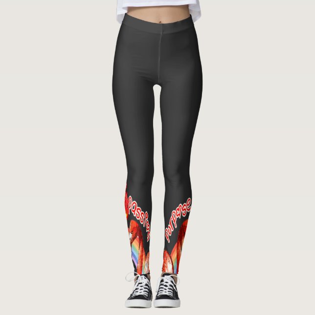 heart design leggings (Front)