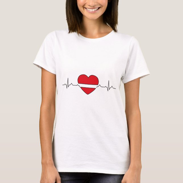 heart design T-Shirt (Front)