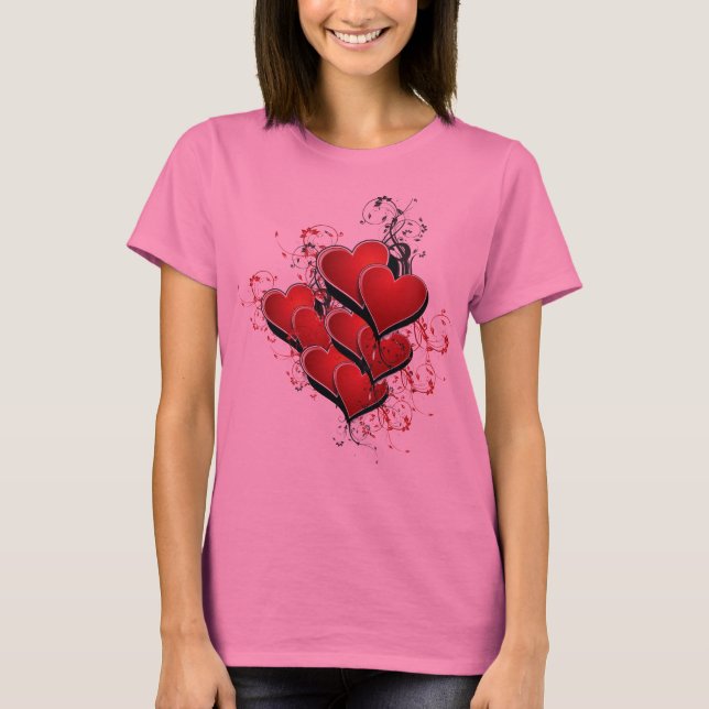 Heart Design T-Shirt (Front)
