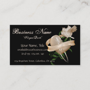 Heart Design with Dove Business Cards