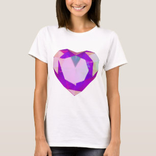 Heart diamond t shirt