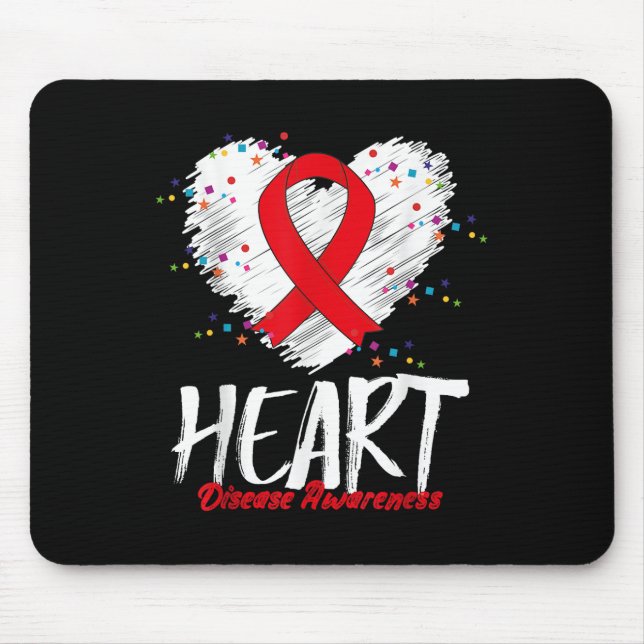 Heart Disease Awareness _2  Mouse Pad (Front)
