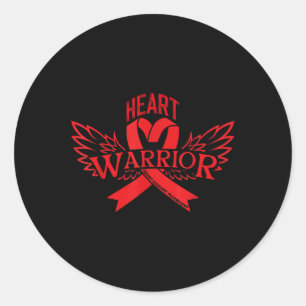 Heart Disease Awareness  Classic Round Sticker