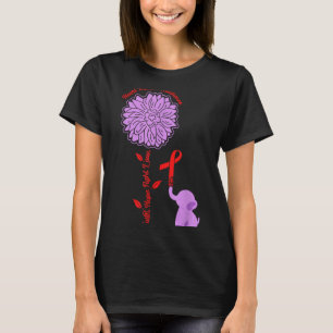 Heart Disease Awareness Faith Hope Fight Love Card T-Shirt
