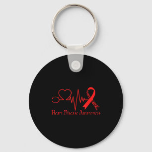 Heart Disease Awareness Go Red In February Health  Key Ring