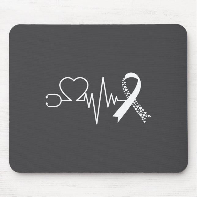 Heart Disease Awareness Go Red In February Health  Mouse Pad (Front)