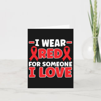 Heart Disease Awareness Heart Attack  Card