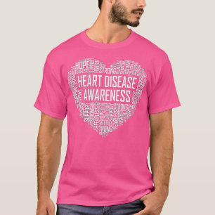Heart Disease Awareness Heart Gift February Wear R T-Shirt