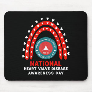 Heart Disease Awareness - Heart Valve Disease Awar Mouse Pad