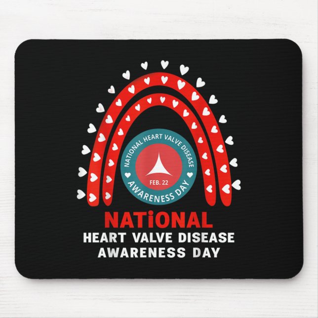 Heart Disease Awareness - Heart Valve Disease Awar Mouse Pad (Front)