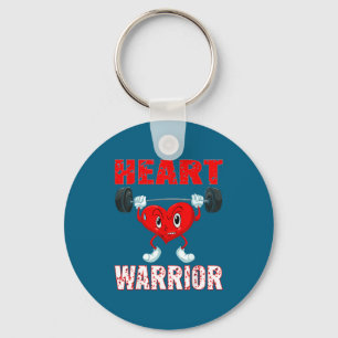 Heart Disease Awareness Heart Warrior Wear Red Hea Key Ring