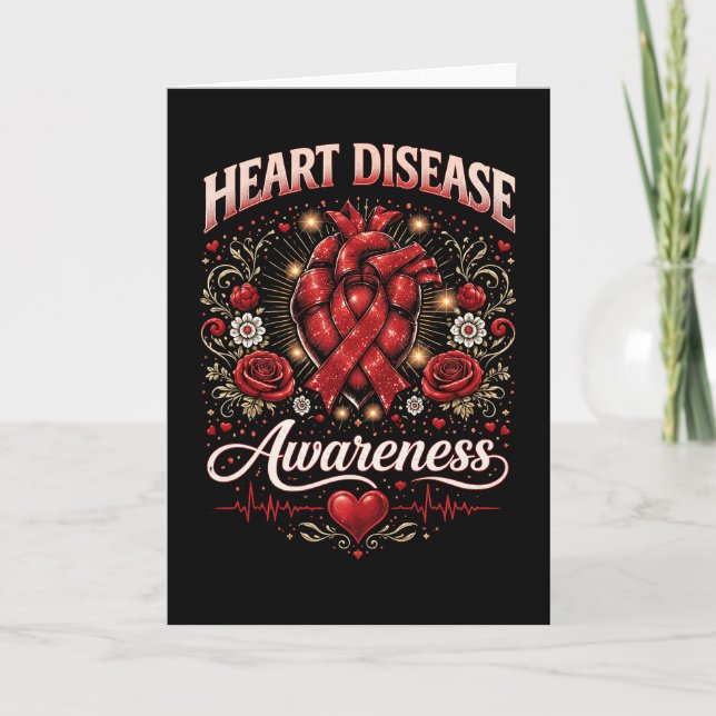 Heart Disease Awareness Holiday Card (Front)