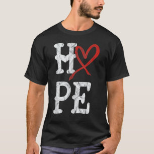 Heart Disease Awareness Month Hope Vintage Heart H T-Shirt