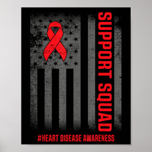Heart Disease Awareness Month Open Heart Diseases  Poster