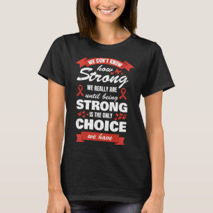Heart Disease Awareness Month Strong Heart Health T-Shirt