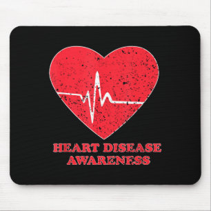 Heart Disease Awareness -national Wear Red Shirt D Mouse Pad