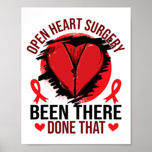 Heart Disease Awareness Open Heart Surgery  Poster