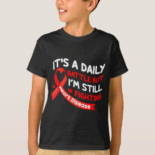 Heart Disease Awareness Red Heart Health Month T-Shirt