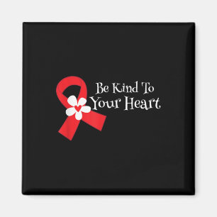 Heart Disease Awareness Shirt Heart Health Month  Magnet