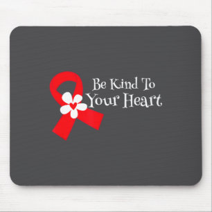 Heart Disease Awareness Shirt Heart Health Month  Mouse Pad