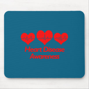 Heart Disease Awareness Shirt - Heart Health  Mouse Pad