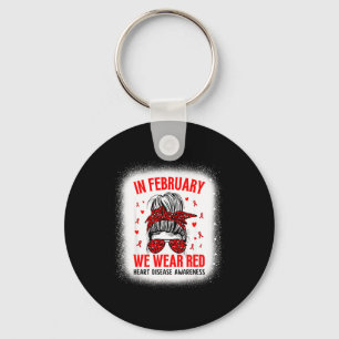 Heart Disease Awareness Supporting In February We Key Ring