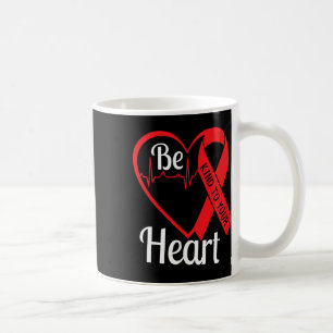 Heart Disease Awareness Wear Red In February Graph Coffee Mug
